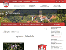 Tablet Screenshot of herleshausen.de